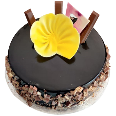 "Designer Kitkat Pure Chocolate Cake - 1kg - Click here to View more details about this Product